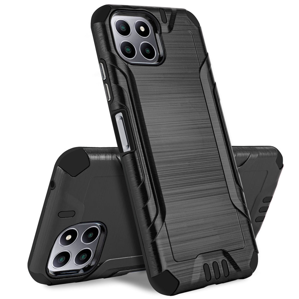 TJS "Herculus" Hybrid Phone Case for Boost Mobile Celero 5G Plus 2023