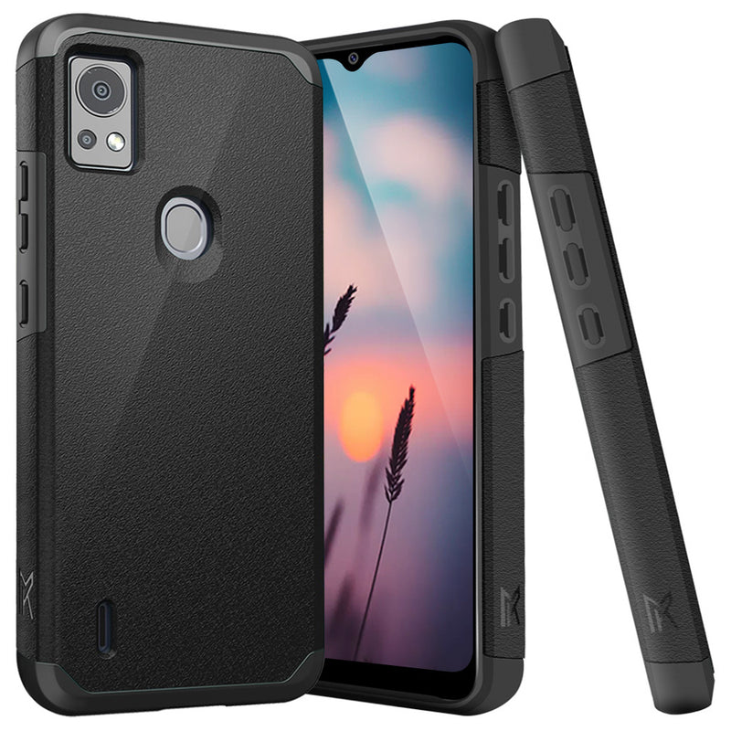 TJS "ArmorLux" Hybrid Phone Case for Cricket Icon 5