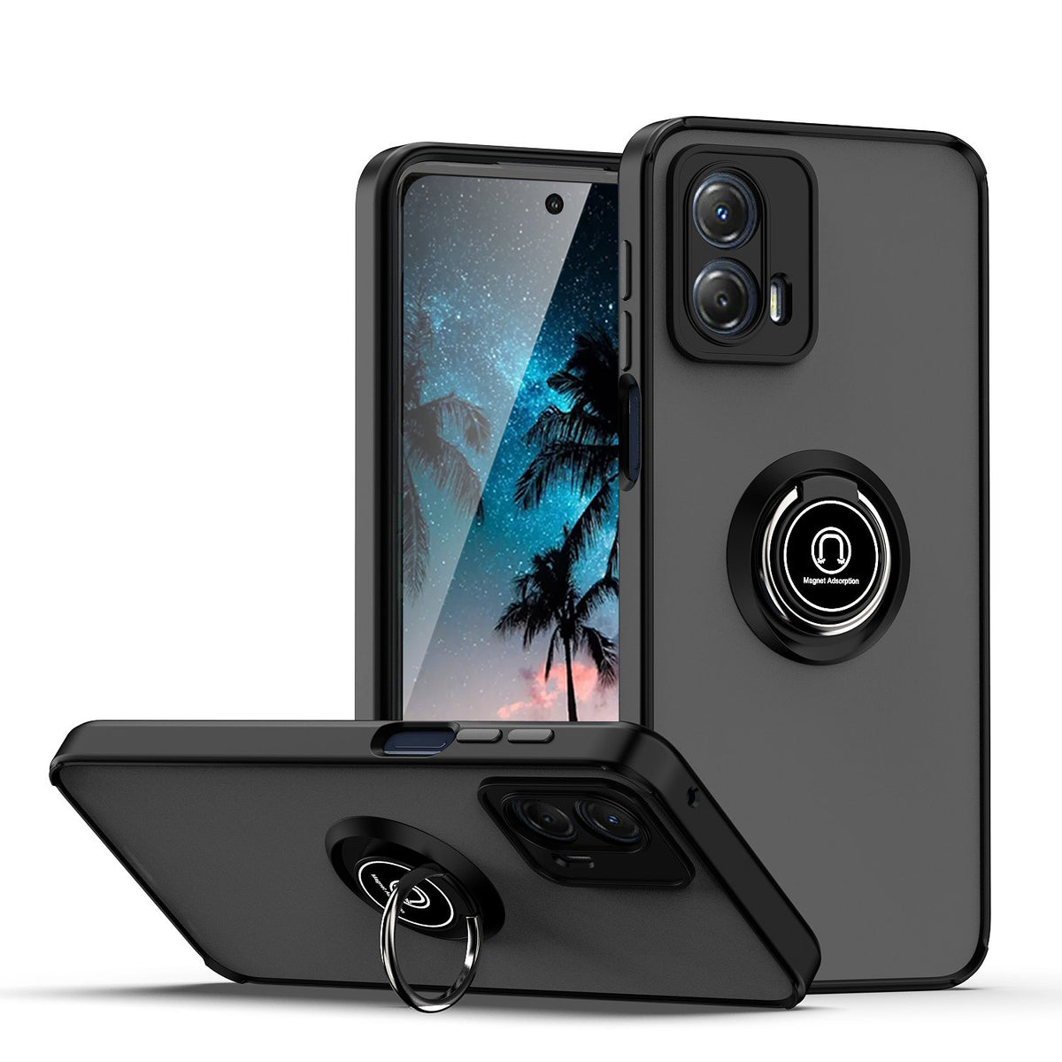 TJS "Define" Ring Kickstand Phone Case for Motorola G 5G 2023