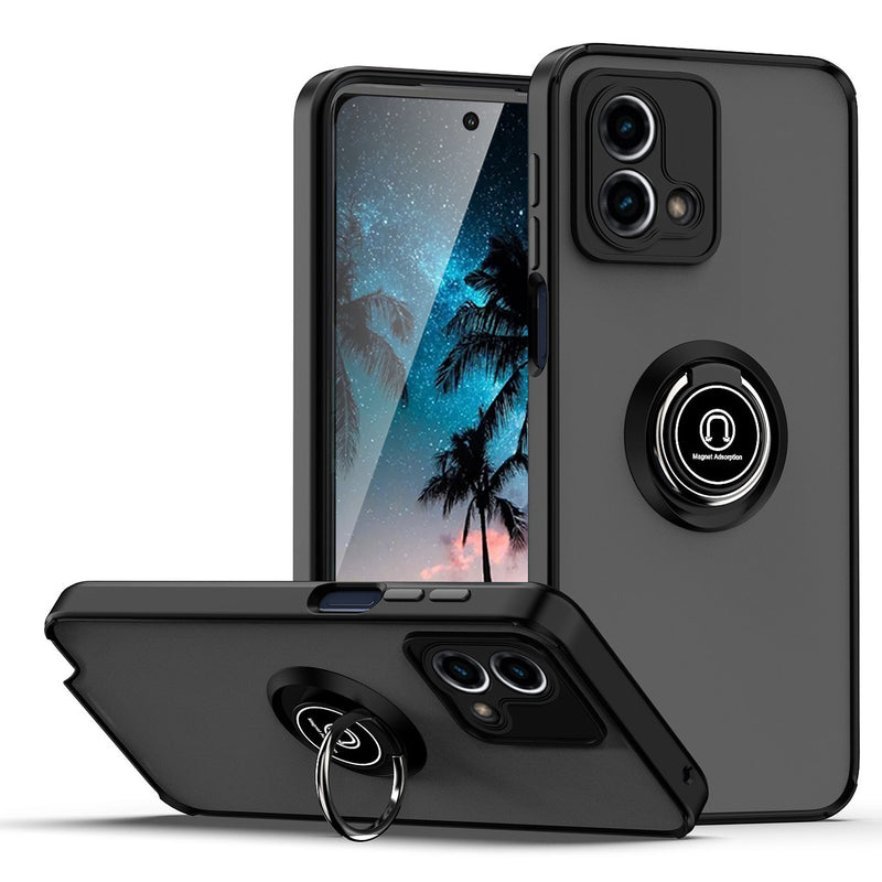 TJS "Define" Ring Kickstand Phone Case for Motorola G Stylus 5G 2023