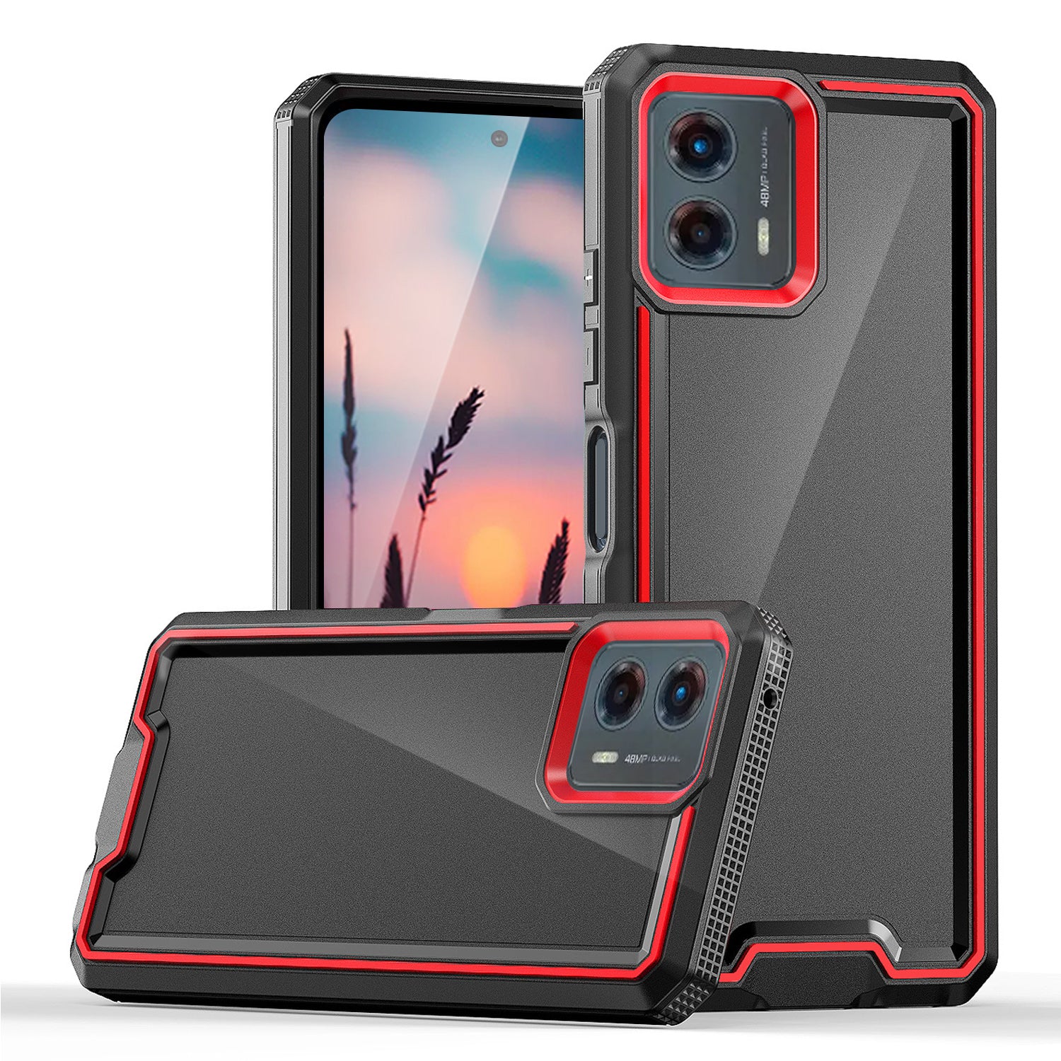 TJS "Reveal" Hybrid Phone Case for Motorola G 5G 2023