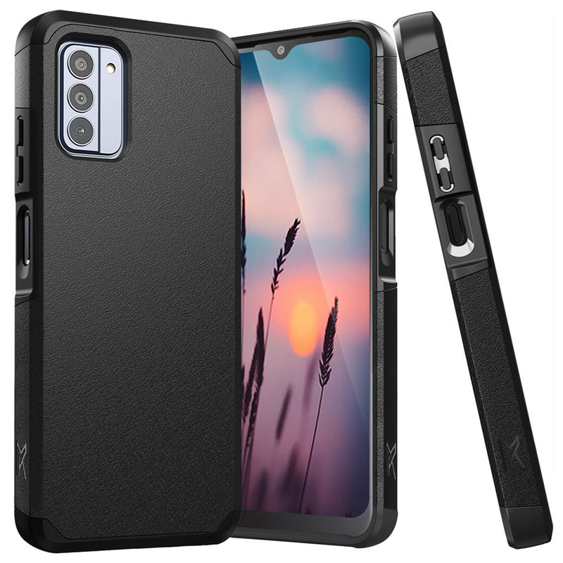 TJS "ArmorLux" Hybrid Phone Case for Nokia C300