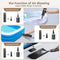 EQUIPD Mini Handheld Vacuum, 13000PA Powerful Car Vacuum Cleaner High Power Cordless Rechargeable, Portable Mini Vacuum with LED SOS Light, Small Hand Held Vacuuming Cordless, Dust Busters (P16)