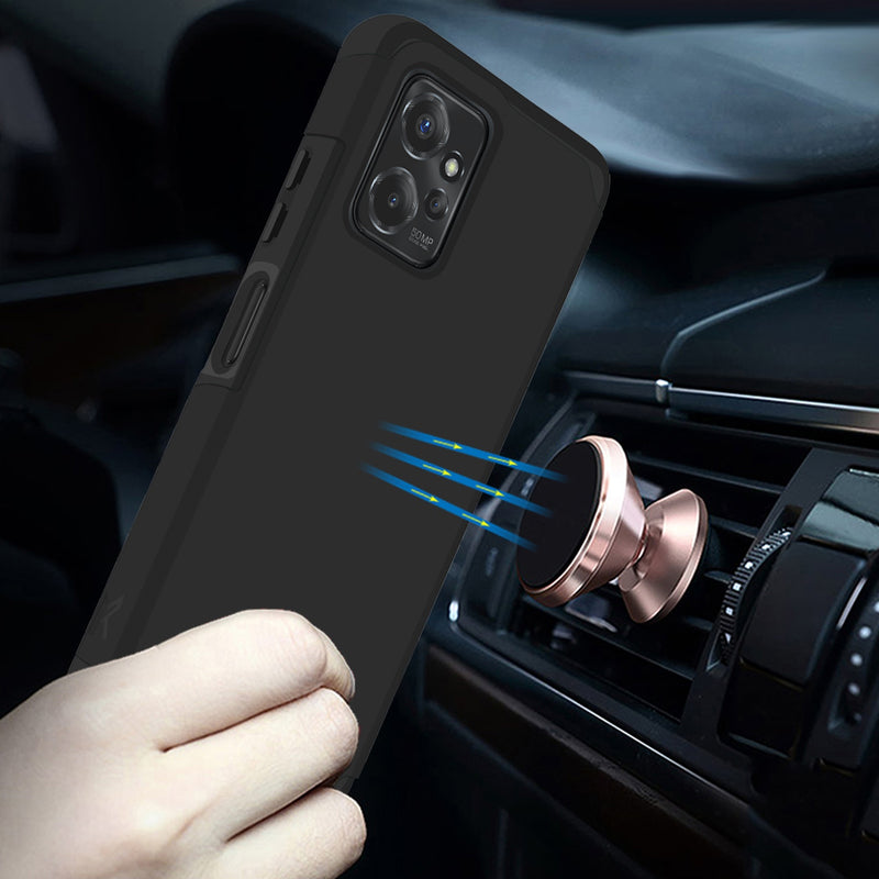 TJS "ArmorLux" Hybrid Phone Case for Motorola Moto G Power 2023