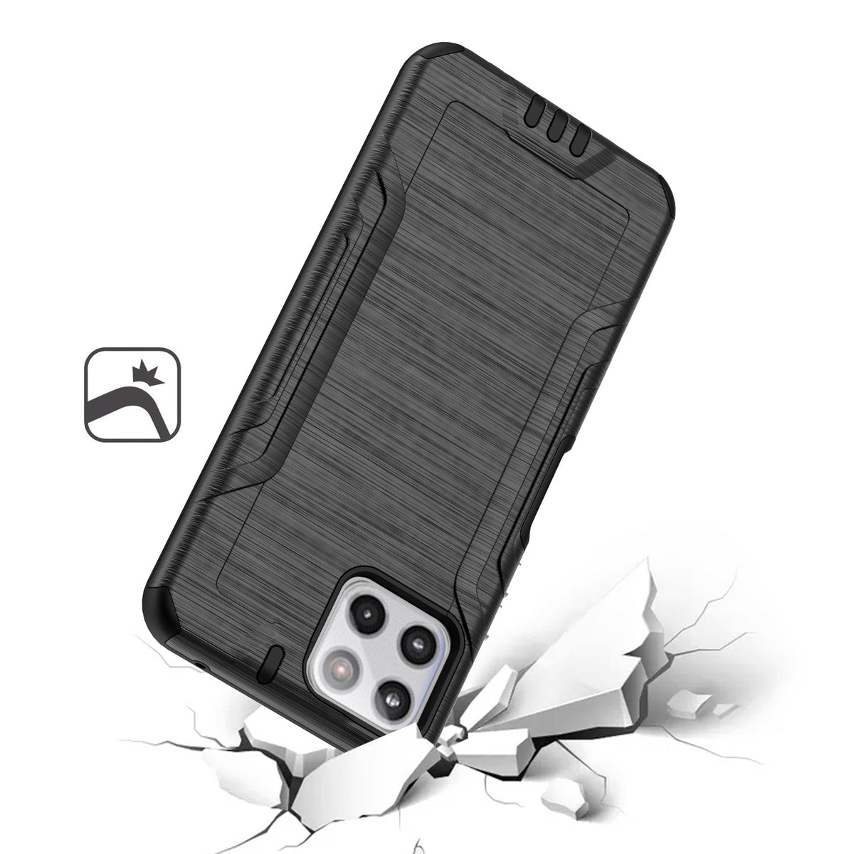 TJS "Herculus" Hybrid Phone Case for Boost Mobile Celero 5G Plus 2023