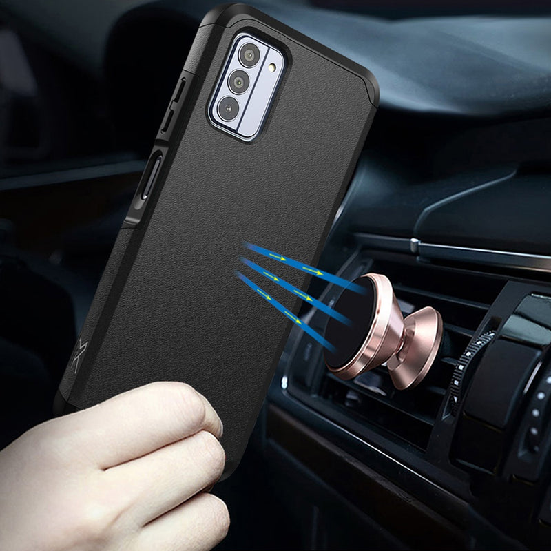 TJS "ArmorLux" Hybrid Phone Case for Nokia C300