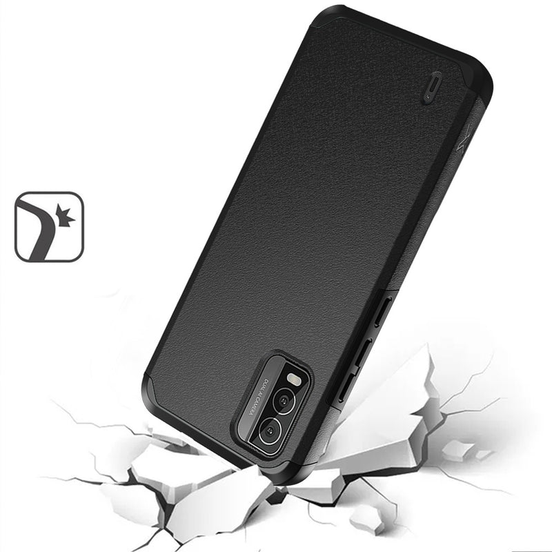 TJS "ArmorLux" Hybrid Phone Case for Nokia C210 Digizone TJS "ArmorLux" Hybrid Phone Case for Nokia C210 Digizone
