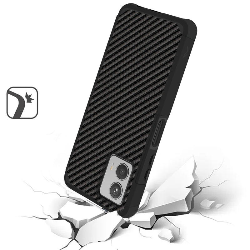 TJS "ArmorLux" Hybrid Phone Case for Motorola G 5G 2023