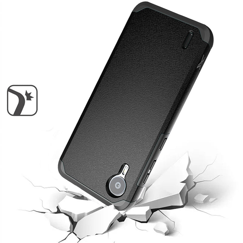 TJS "ArmorLux" Hybrid Phone Case for Cricket Debut S2