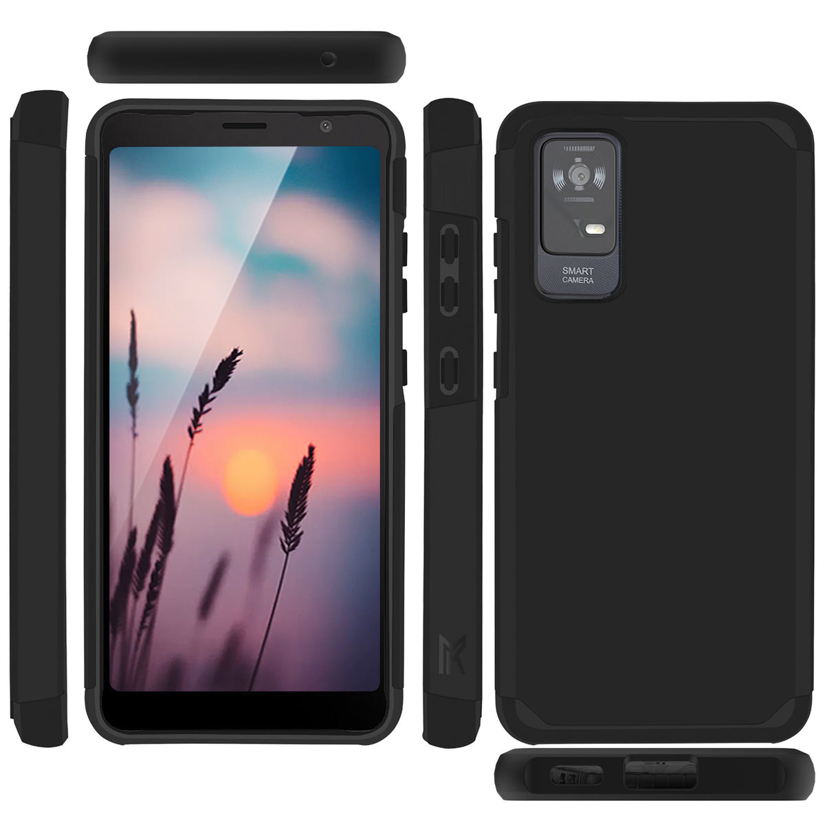 TJS "ArmorLux" Hybrid Phone Case for TCL ION X