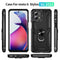 TJS "DuoGuard" Ring Kickstand Phone Case for Motorola G Stylus 5G 2023