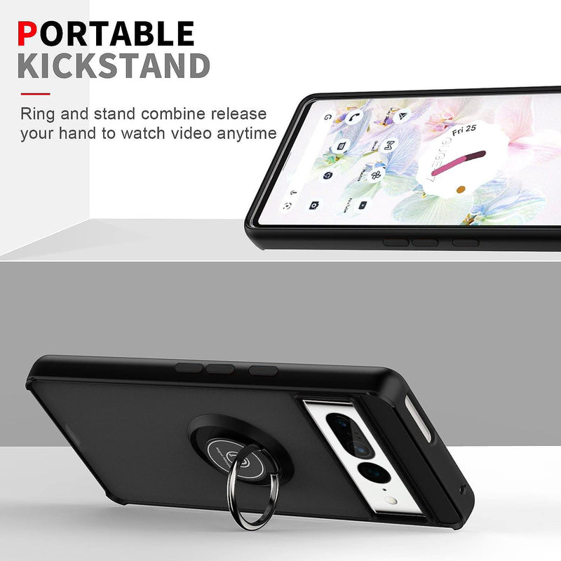TJS "Define" Ring Kickstand Phone Case for Pixel7Pro