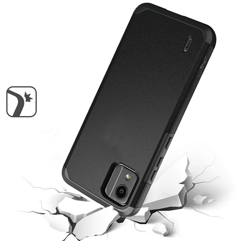 TJS "ArmorLux" Hybrid Phone Case for Nokia C110