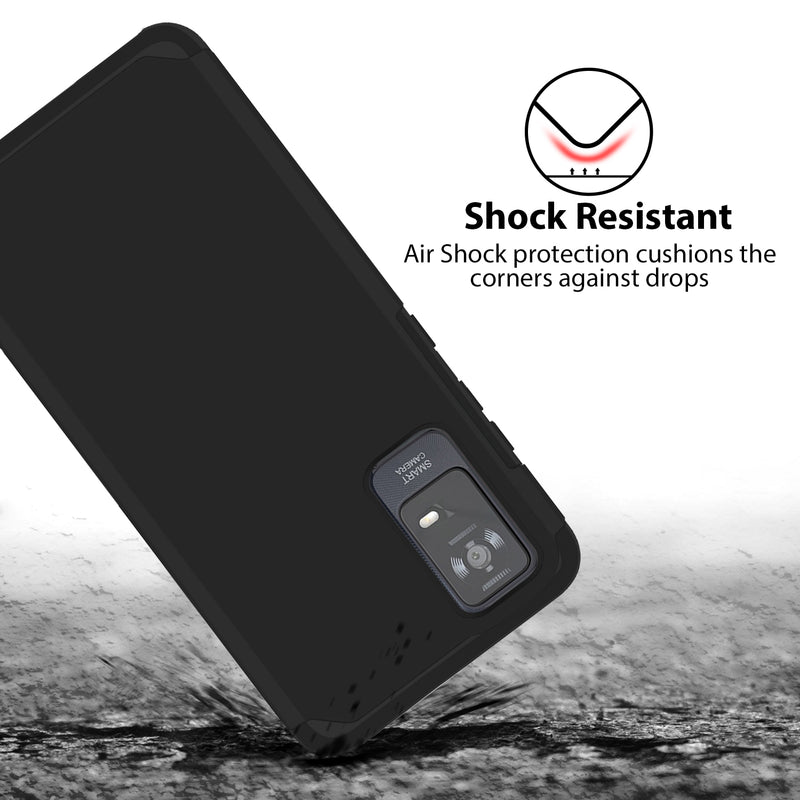 TJS "ArmorLux" Hybrid Phone Case for TCL ION X