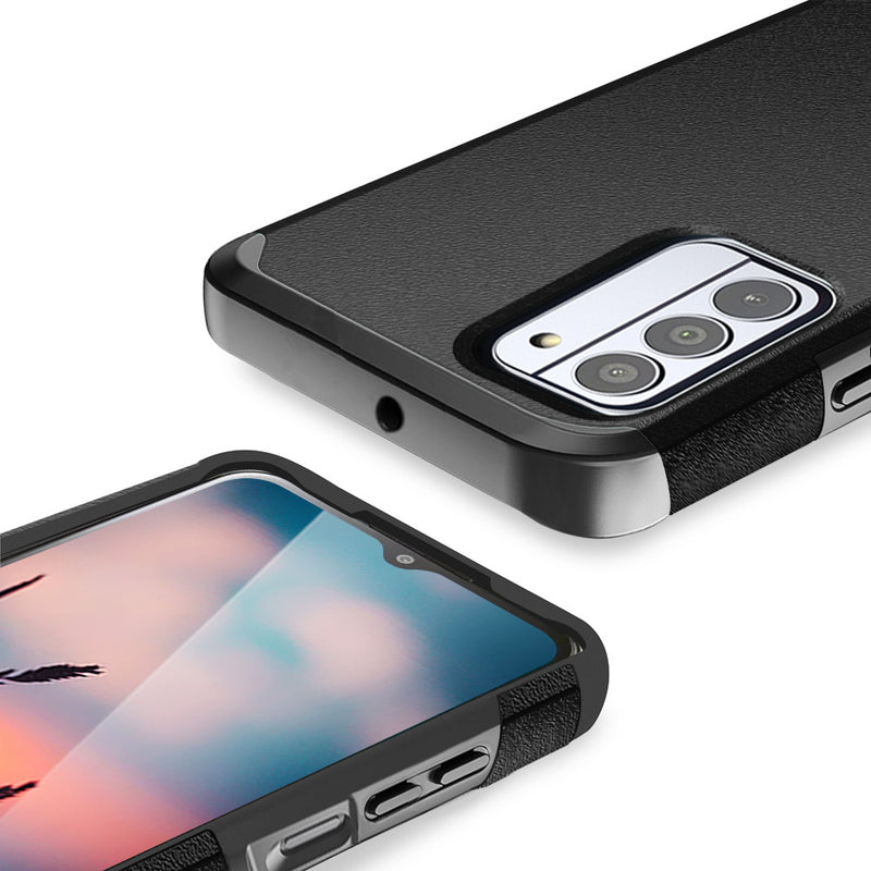 TJS "ArmorLux" Hybrid Phone Case for Nokia C300