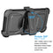 TJS "TankMate II" Holster Phone Case for Motorola G Stylus 5G 2023