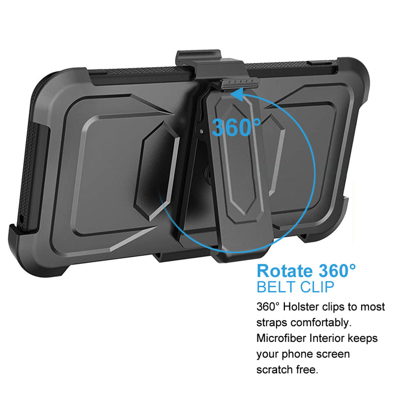 TJS "TankMate II" Holster Phone Case for Motorola G Stylus 5G 2023