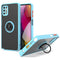 TJS "Define" Ring Kickstand Phone Case for Motorola G Stylus 2021