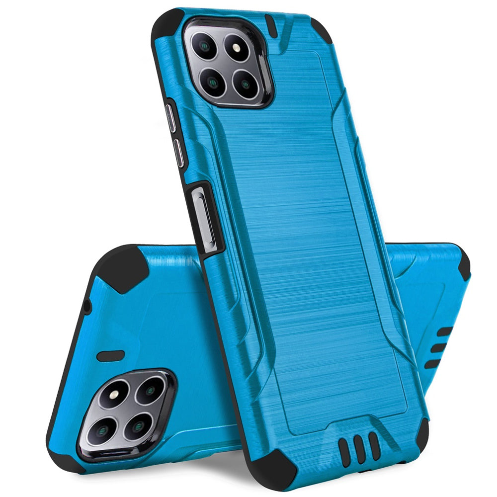 TJS "Herculus" Hybrid Phone Case for Boost Mobile Celero 5G Plus 2023