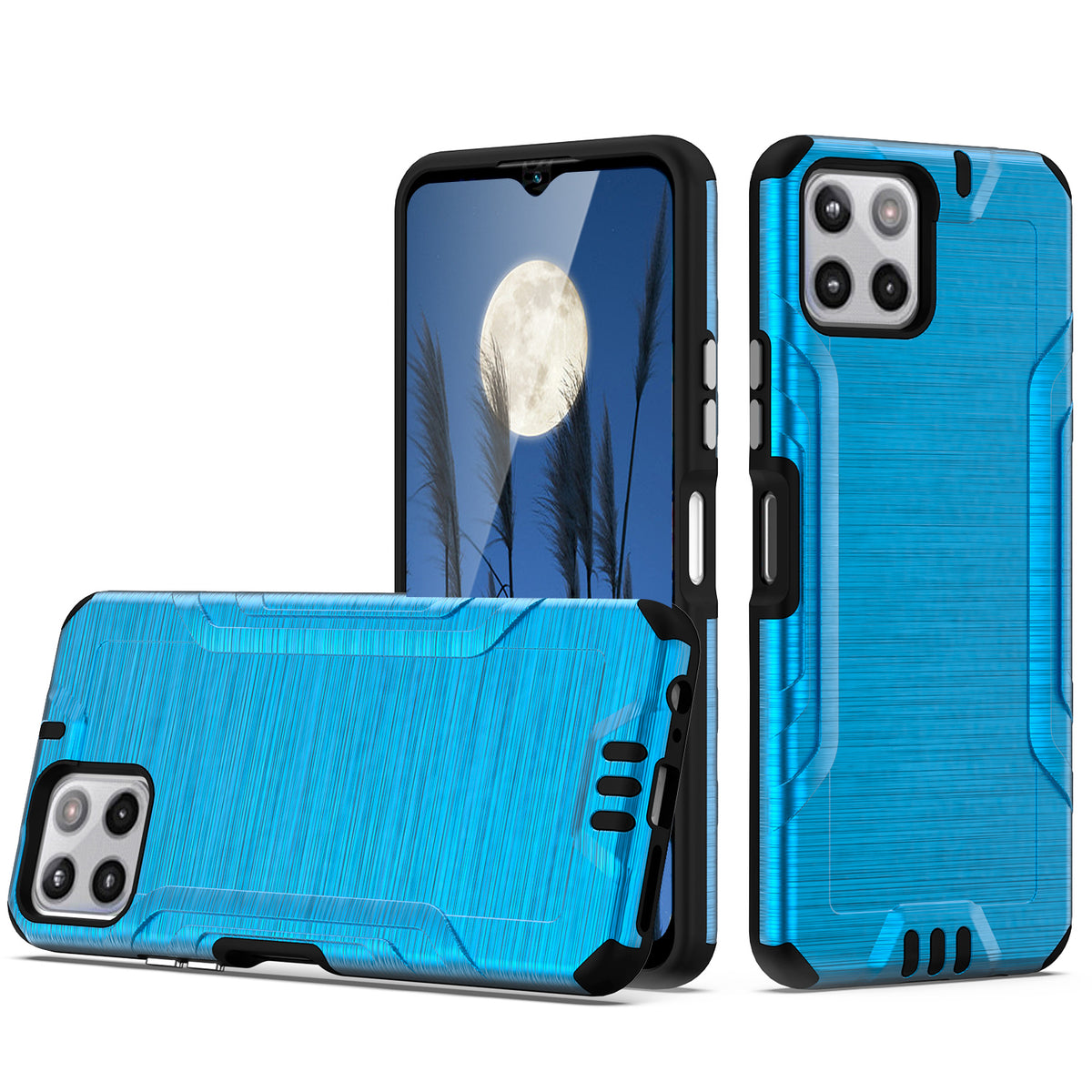 TJS "Herculus" Hybrid Phone Case for Boost Mobile Celero 5G Plus 2023