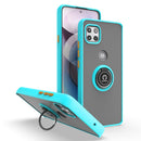 TJS "Define" Ring Kickstand Phone Case for Motorola One 5G Ace
