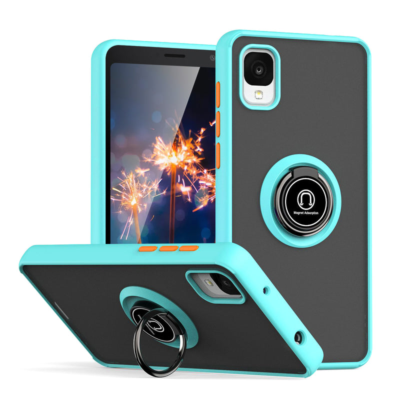 TJS "Define" Ring Kickstand Phone Case for TCL ION Z