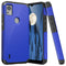 TJS "ArmorLux" Hybrid Phone Case for Cricket Icon 5