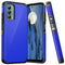 TJS "ArmorLux" Hybrid Phone Case for Cricket Outlast
