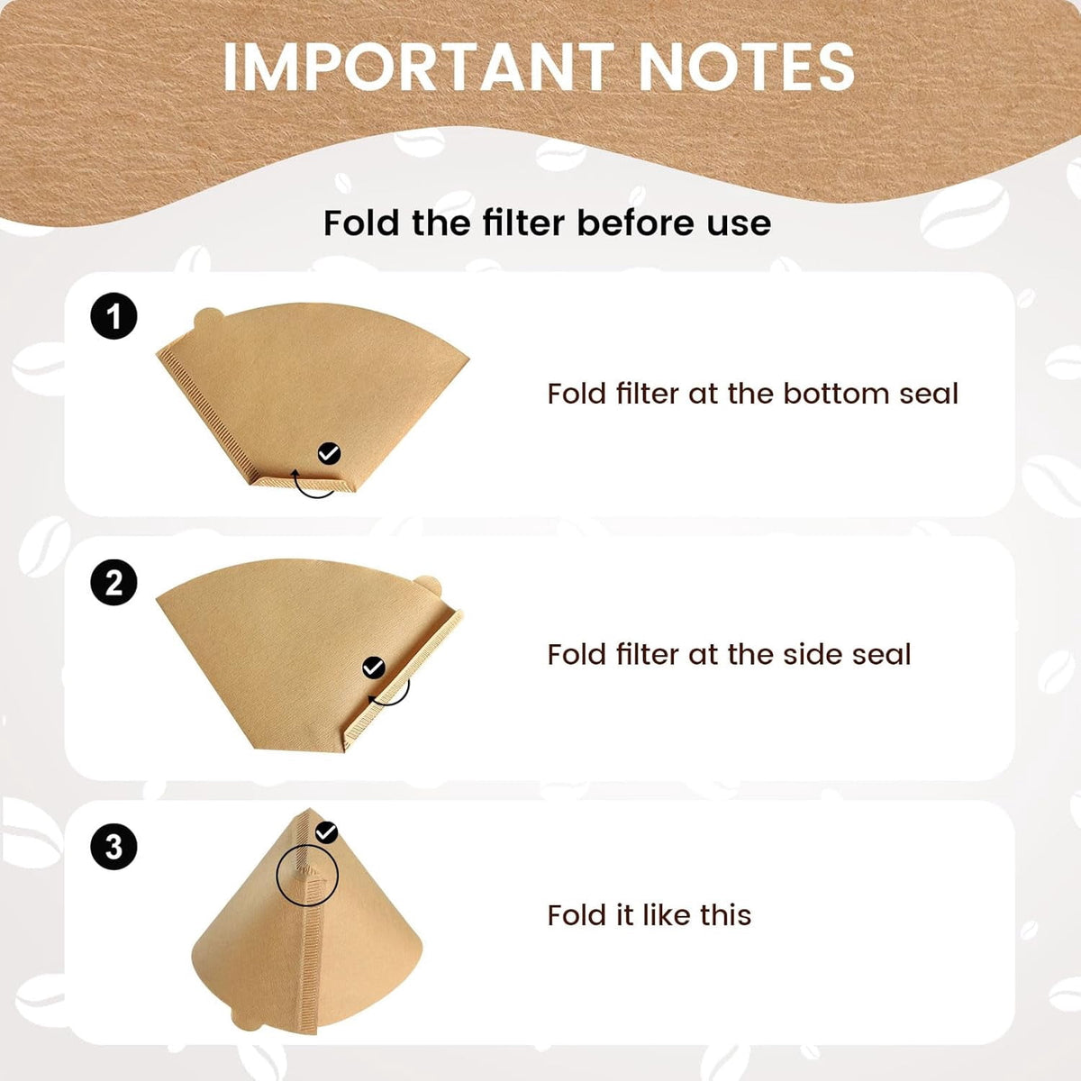 TJS Size 04 unbleached cone coffee filters 200 count
