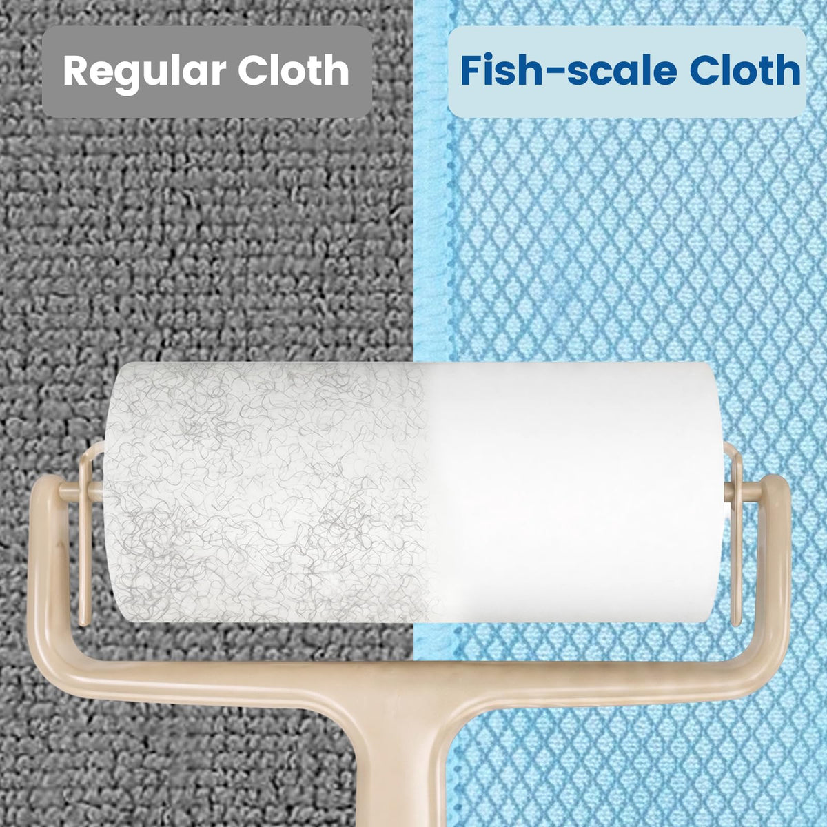 Niveaya reusable fish scale microfiber cleaning cloth detail 7