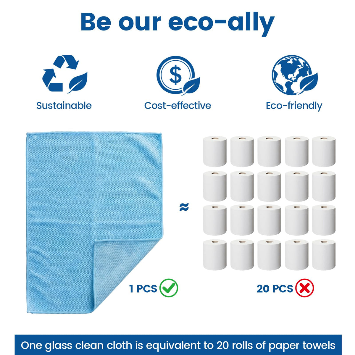 Niveaya reusable fish scale microfiber cleaning cloth detail 9