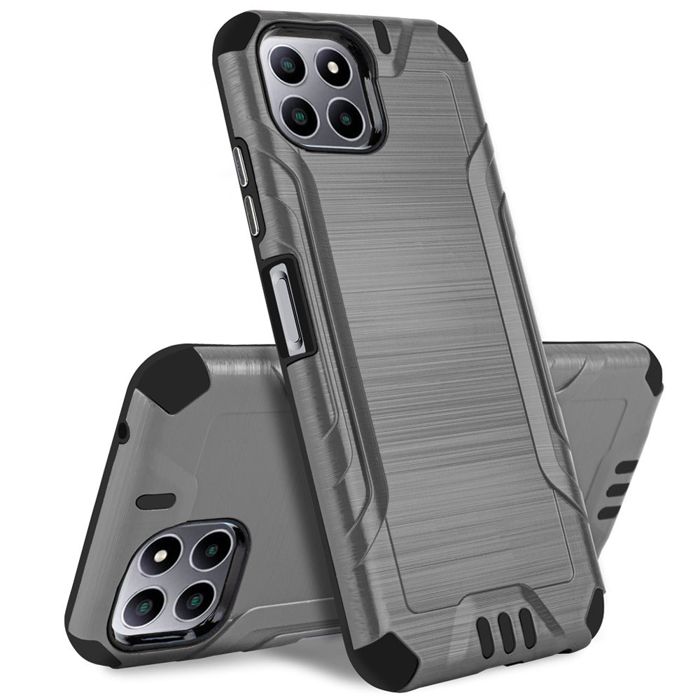 TJS "Herculus" Hybrid Phone Case for Boost Mobile Celero 5G Plus 2023