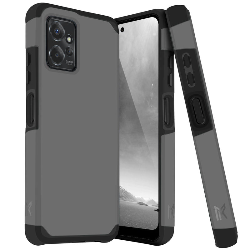 TJS "ArmorLux" Hybrid Phone Case for Motorola Moto G Power 2023