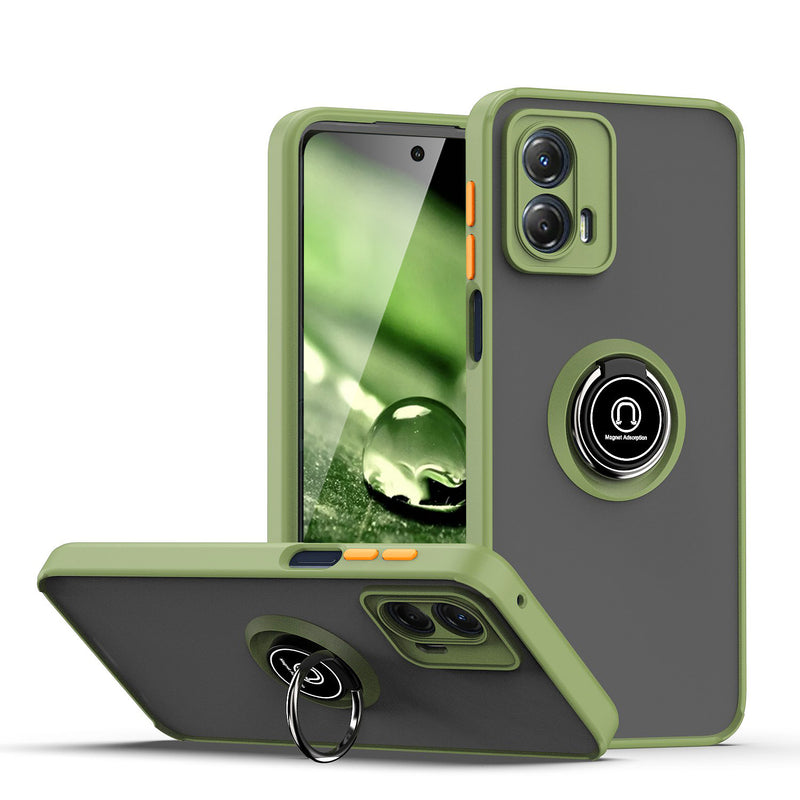TJS "Define" Ring Kickstand Phone Case for Motorola G 5G 2023