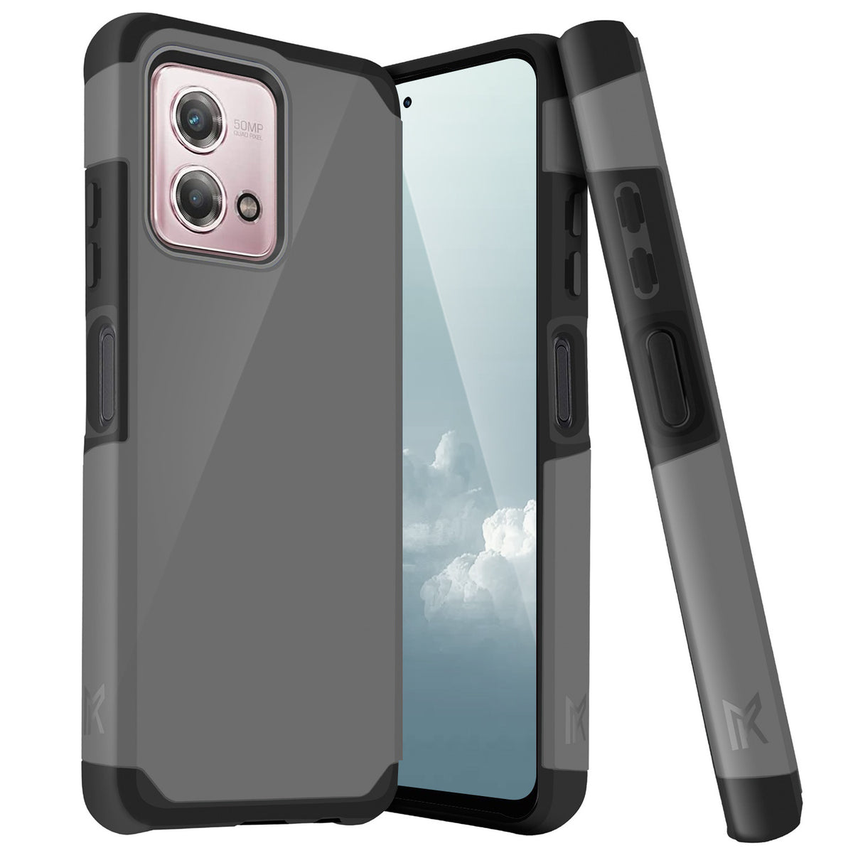 TJS "ArmorLux" Hybrid Phone Case for Motorola G Stylus 4G 2023