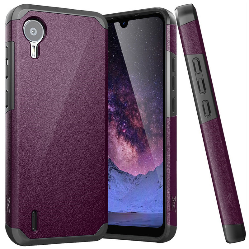 TJS "ArmorLux" Hybrid Phone Case for Cricket Debut S2
