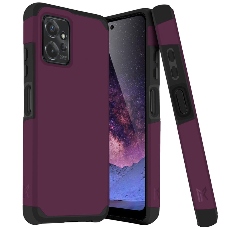 TJS "ArmorLux" Hybrid Phone Case for Motorola Moto G Power 2023