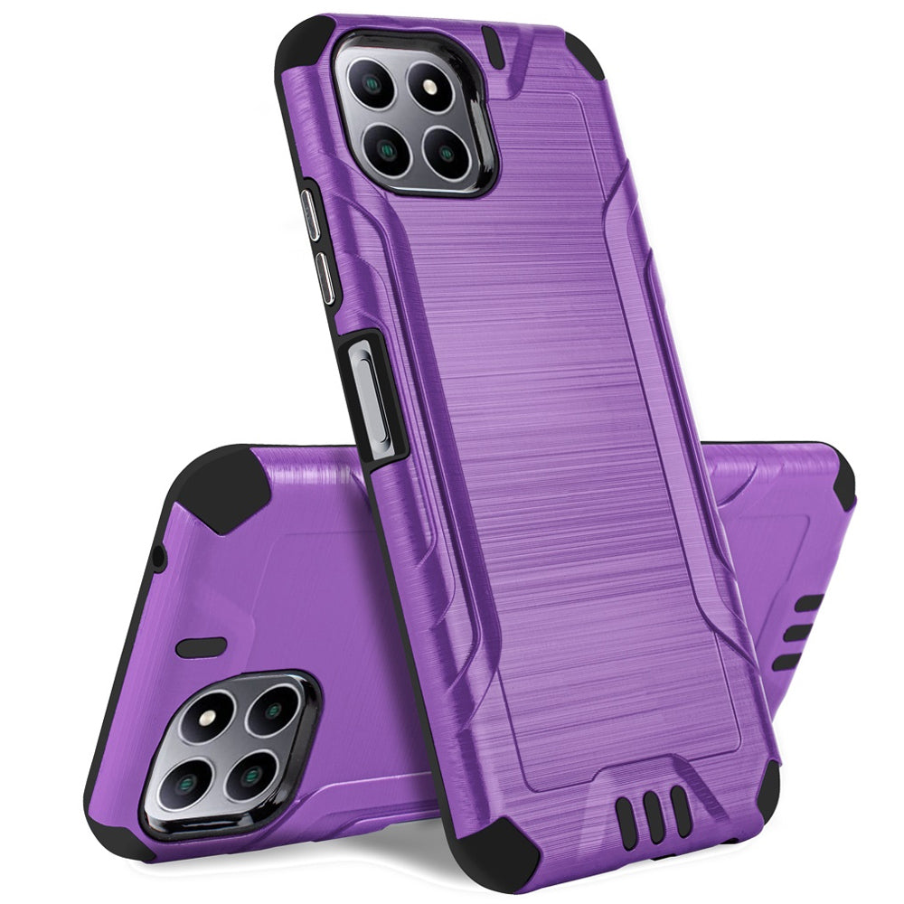 TJS "Herculus" Hybrid Phone Case for Boost Mobile Celero 5G Plus 2023