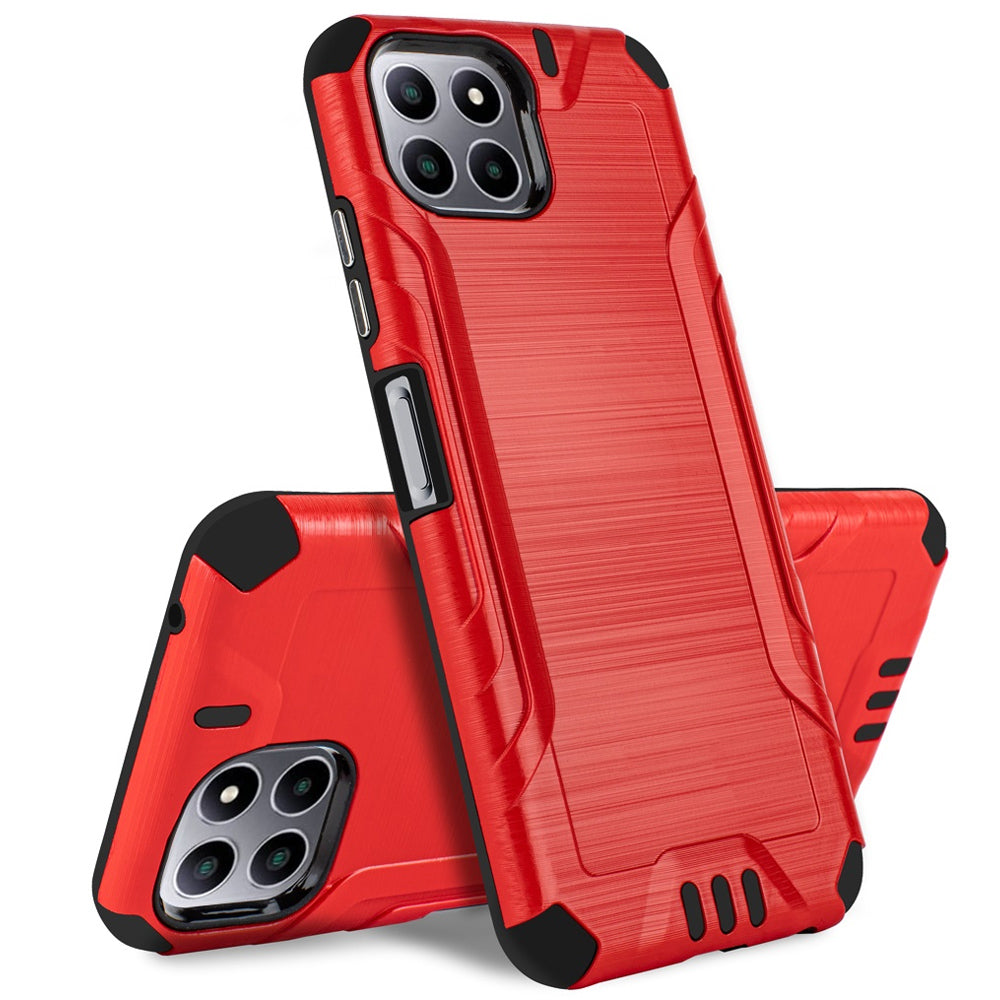 TJS "Herculus" Hybrid Phone Case for Boost Mobile Celero 5G Plus 2023