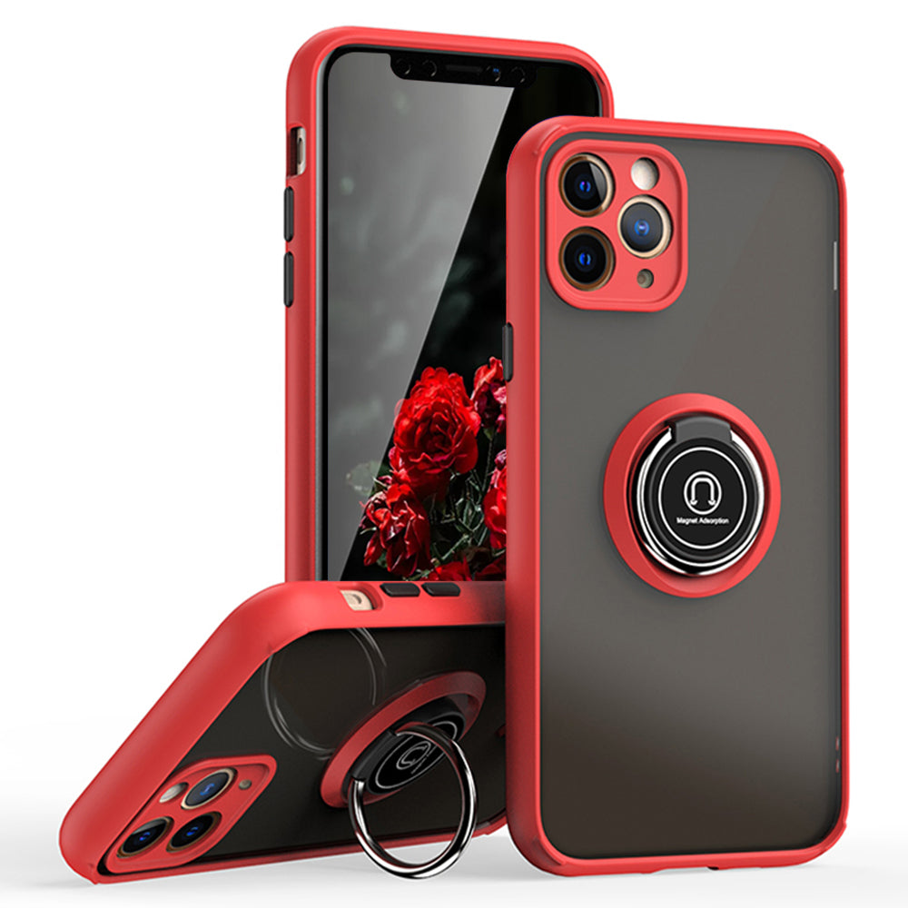 TJS "Define" Ring Kickstand Phone Case for iPhone 11 Pro