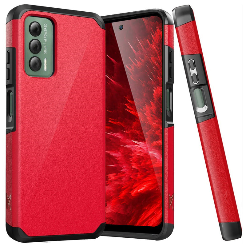 TJS "ArmorLux" Hybrid Phone Case for Cricket Outlast