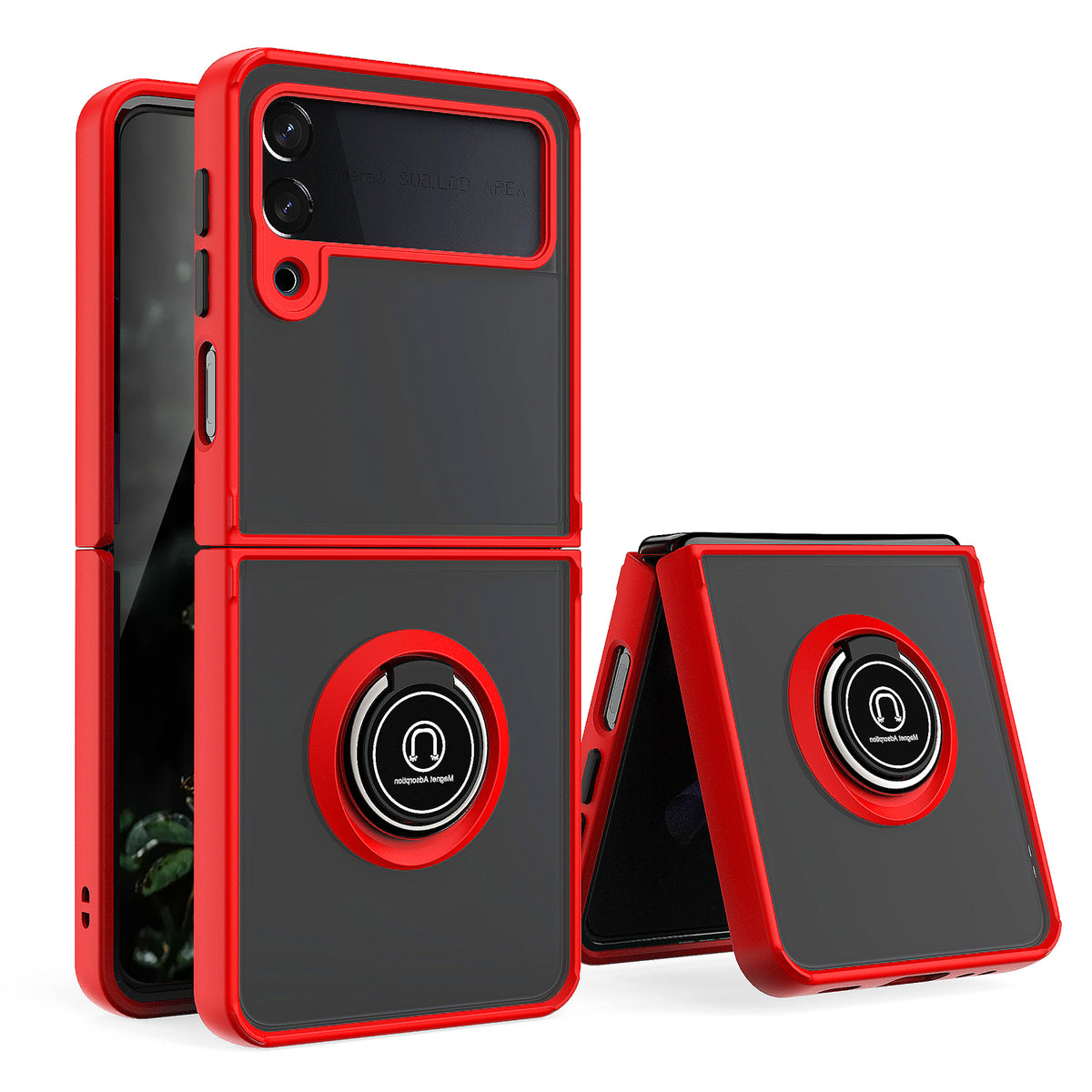 TJS "Define" Ring Kickstand Phone Case for Samsung Z Flip4