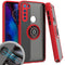 TJS "Define" Ring Kickstand Phone Case for Motorola G Stylus
