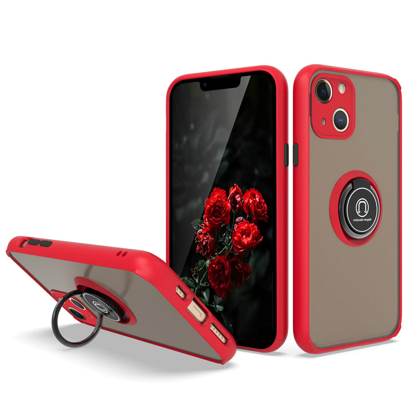 TJS "Define" Ring Kickstand Phone Case for iPhone 13