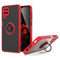 TJS "Define" Ring Kickstand Phone Case for Samsung A42 5G