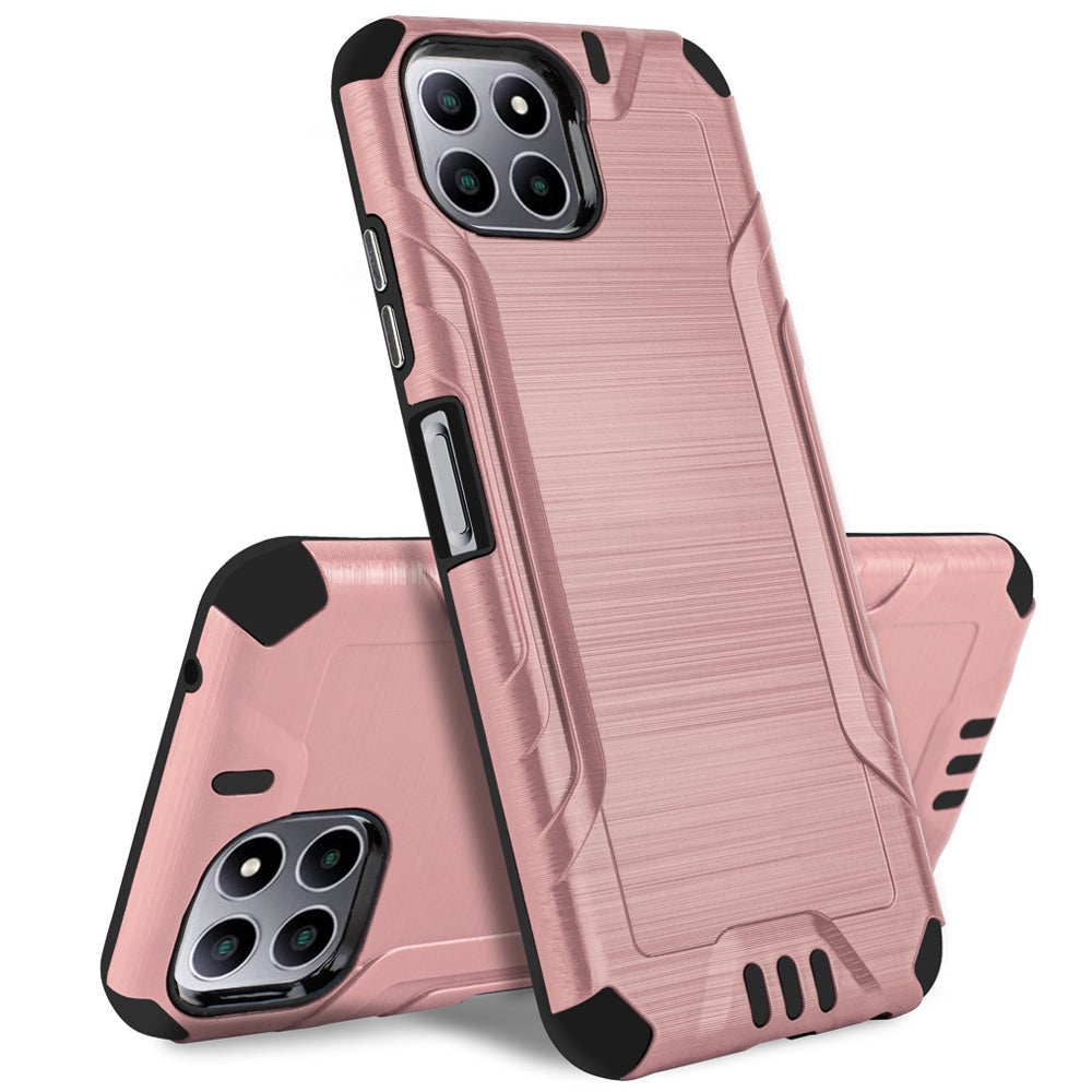 TJS "Herculus" Hybrid Phone Case for Boost Mobile Celero 5G Plus 2023