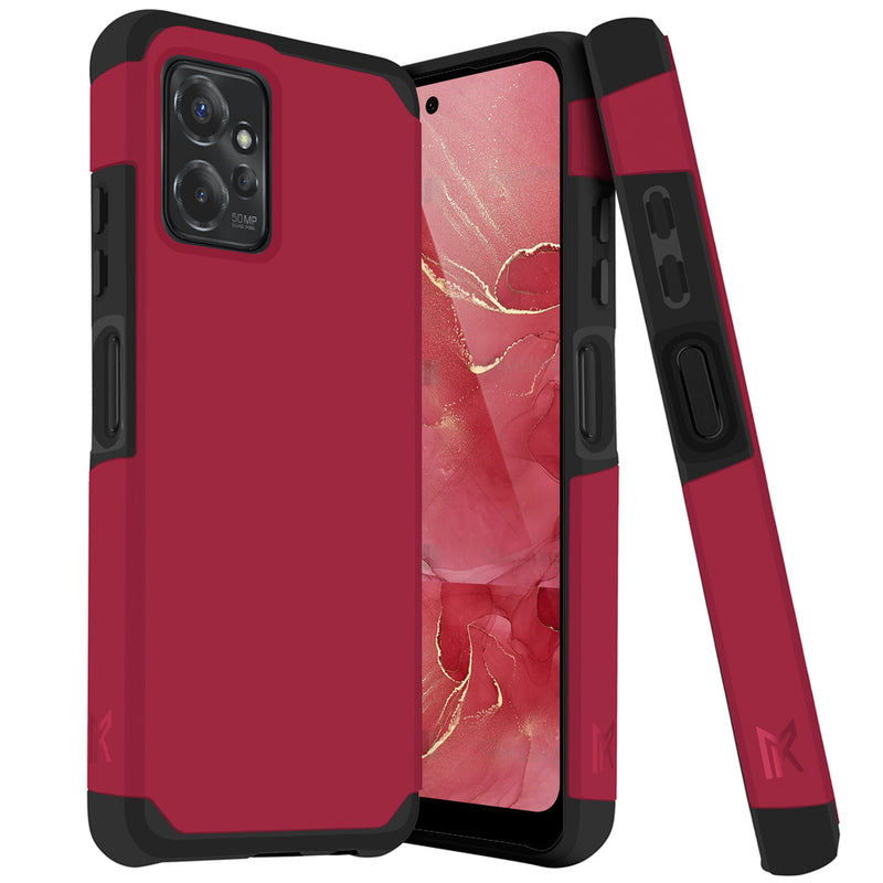 TJS "ArmorLux" Hybrid Phone Case for Motorola Moto G Power 2023