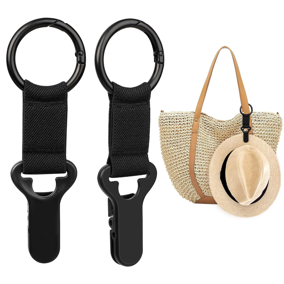 Niveaya Hat Clip for Travel on Bag, Strong Clip Secure Hold - image 1