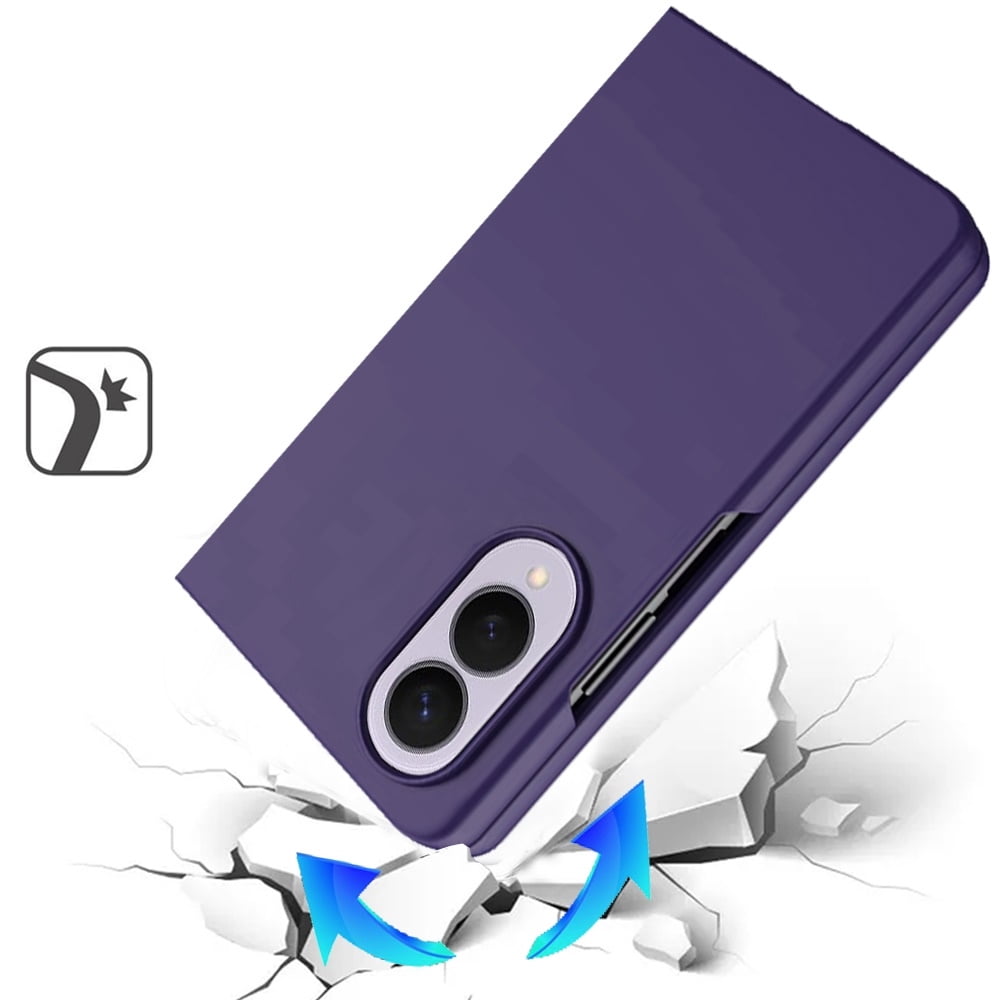 TJS Samsung Galaxy Z Fold8 slim matte phone case - Purple - image 2