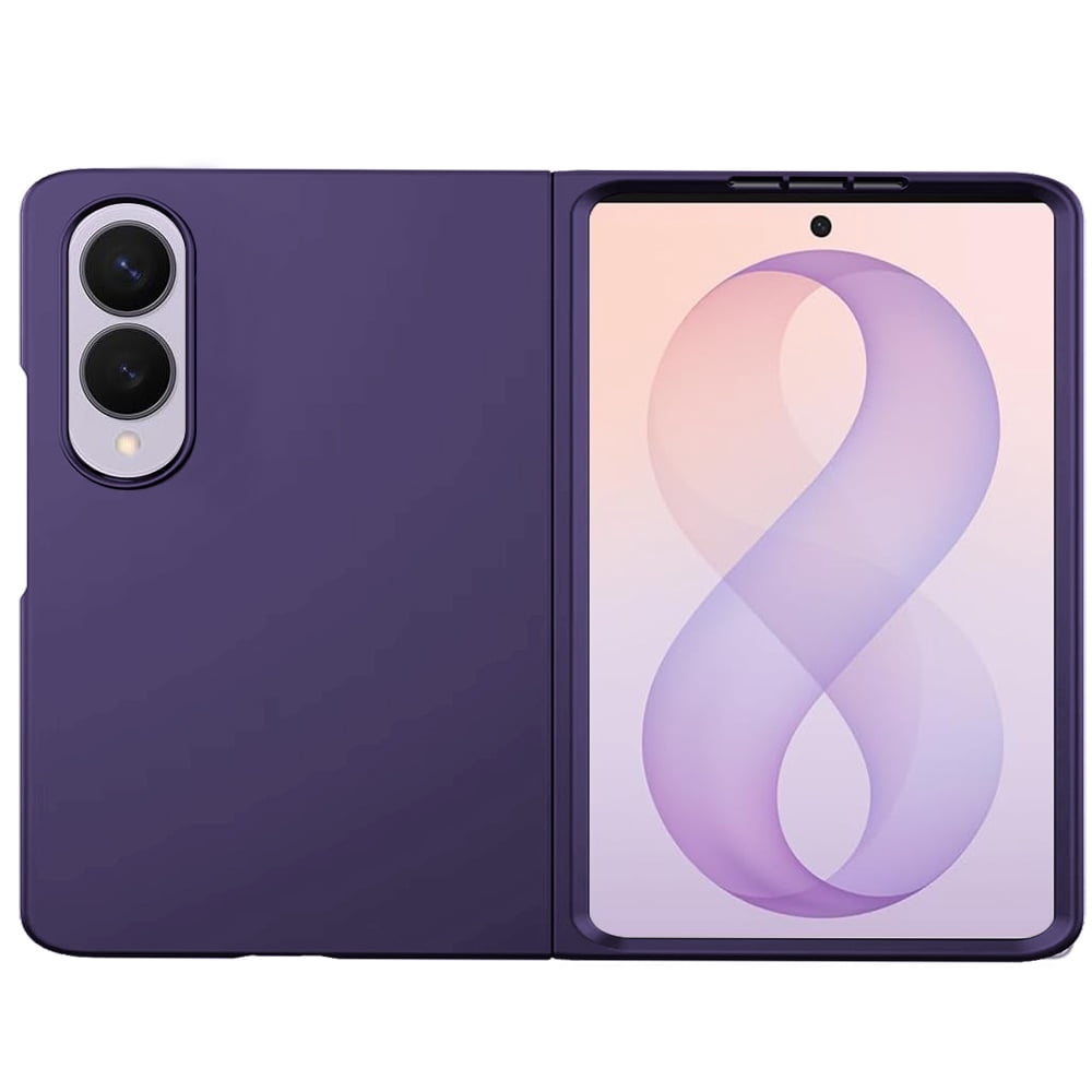TJS Samsung Galaxy Z Fold8 slim matte phone case - Purple - image 4
